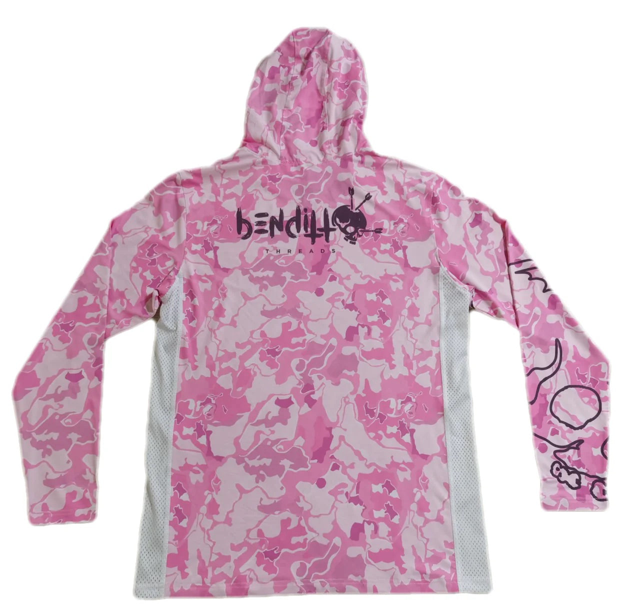 UV Rashguard Longsleeve Hooded (Rosa)