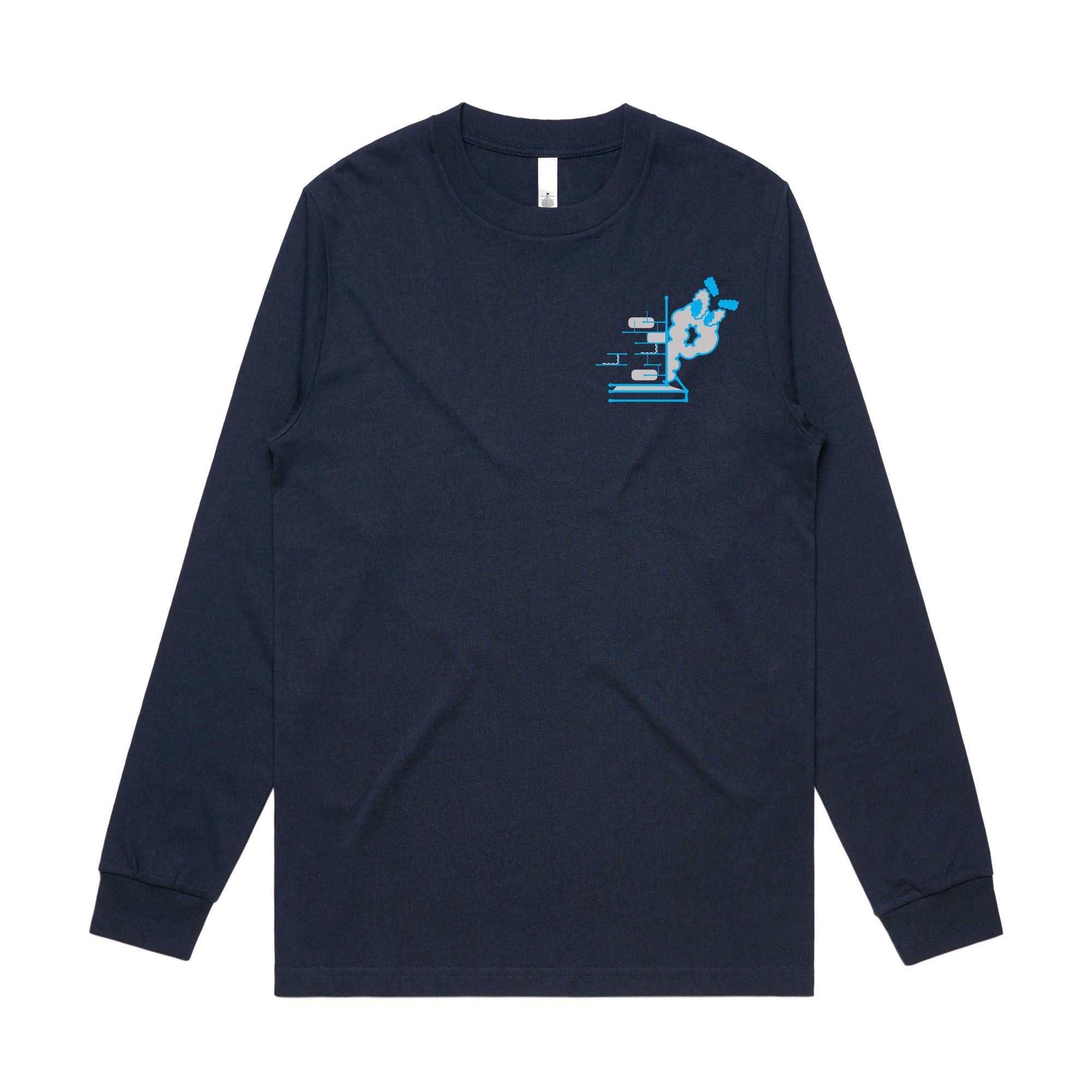 DNE navy long sleeve (T-shirt)